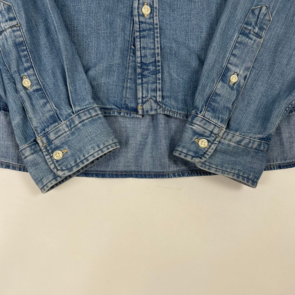 Polo RALPH LAUREN / ワイドショートデニムシャツ 参考定価：28,000程度 SIZE:S