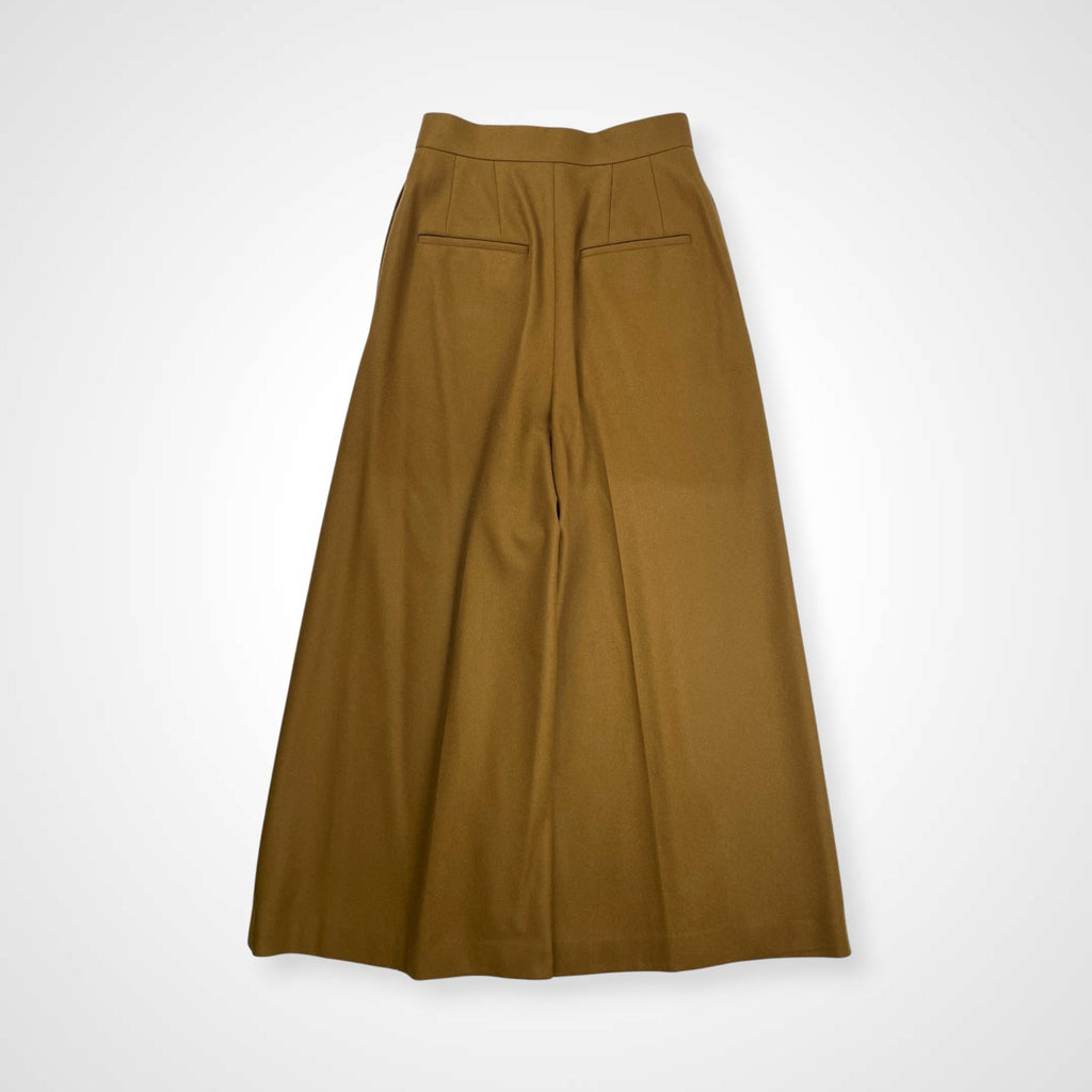 ENFOLD エンフォルド / ラムウールワイドパンツ ブラウン 参考定価：36,000+tax SIZE:38