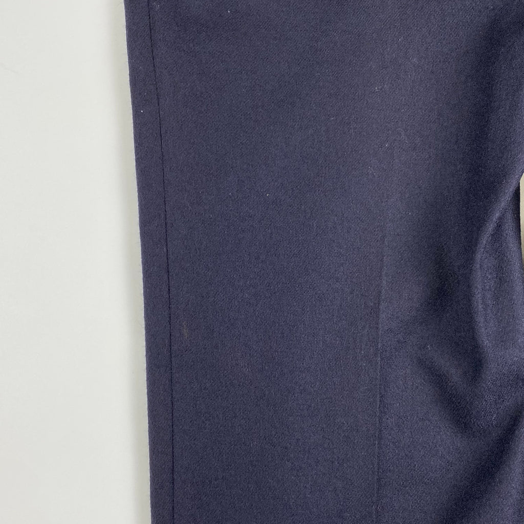 【04AW wave期】 RAF SIMONS ラフシモンズ / エンブロイダリー ミニマル スラックス ネイビー SIZE:46