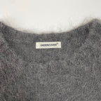 UNDERCOVER アンダーカバー /  裾端配色モヘアニット グレー 24AW SAMPLE SIZE:L程度