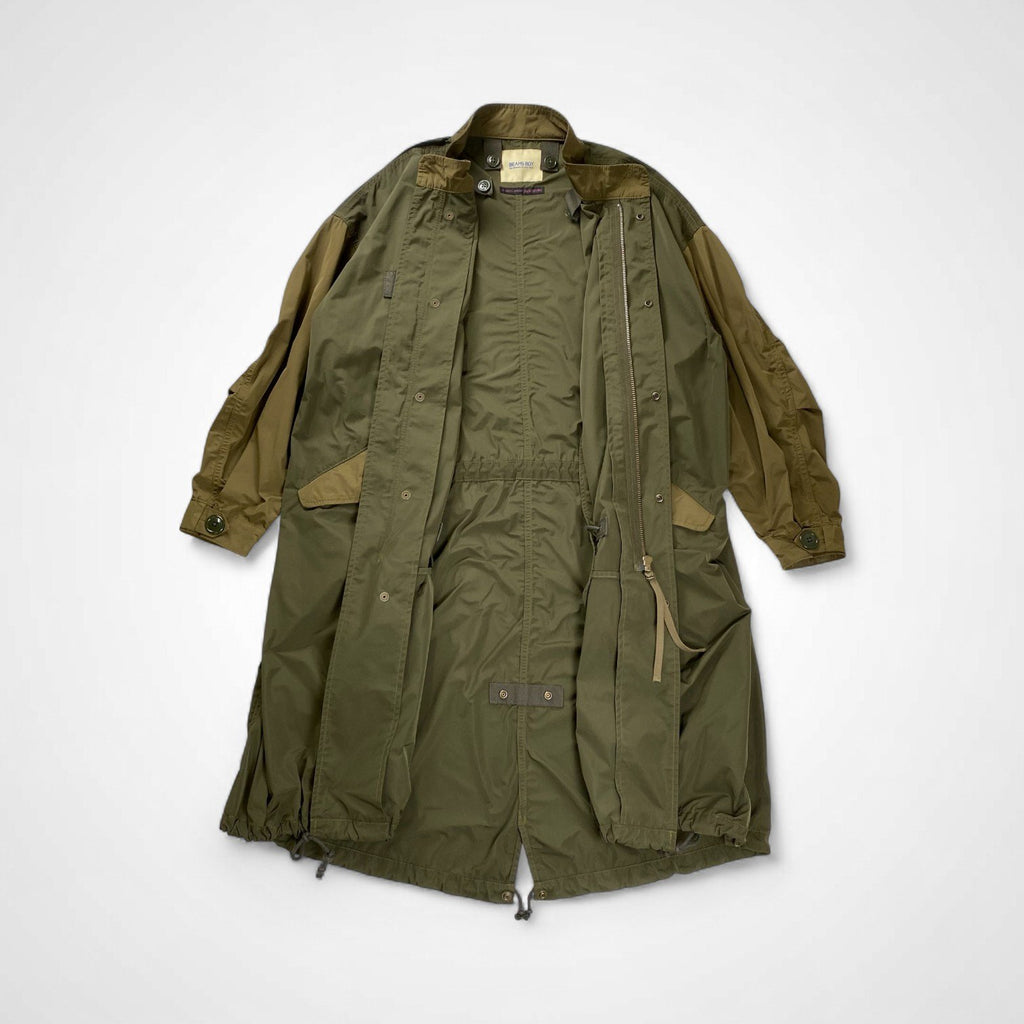 BEAMS BOY ビームスボーイ / ソロテックスM-65パーカー ミリタリーコート 参考定価：26,800+tax SIZE:FREE
