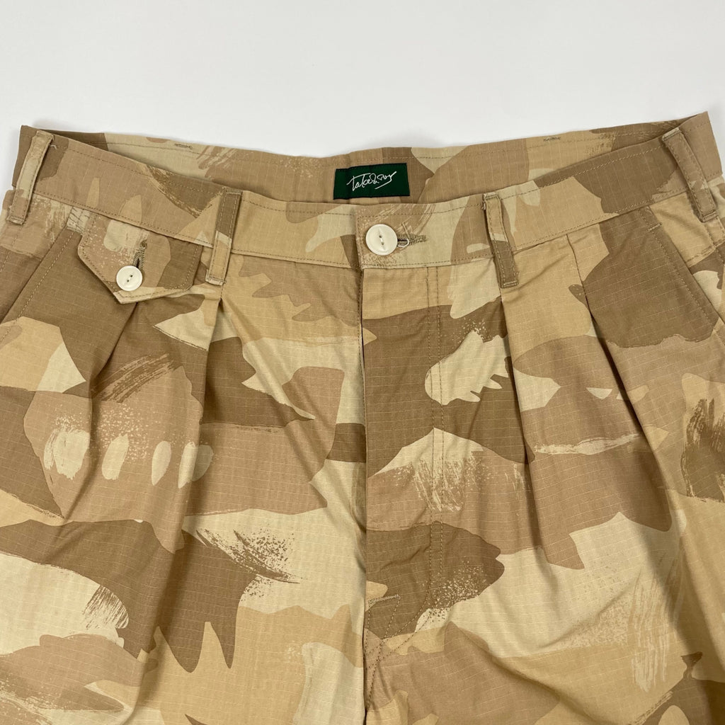 TAKE & SONS / Angler Camo 2 Pleats Shorts 参考定価：39,000+tax SIZE：2
