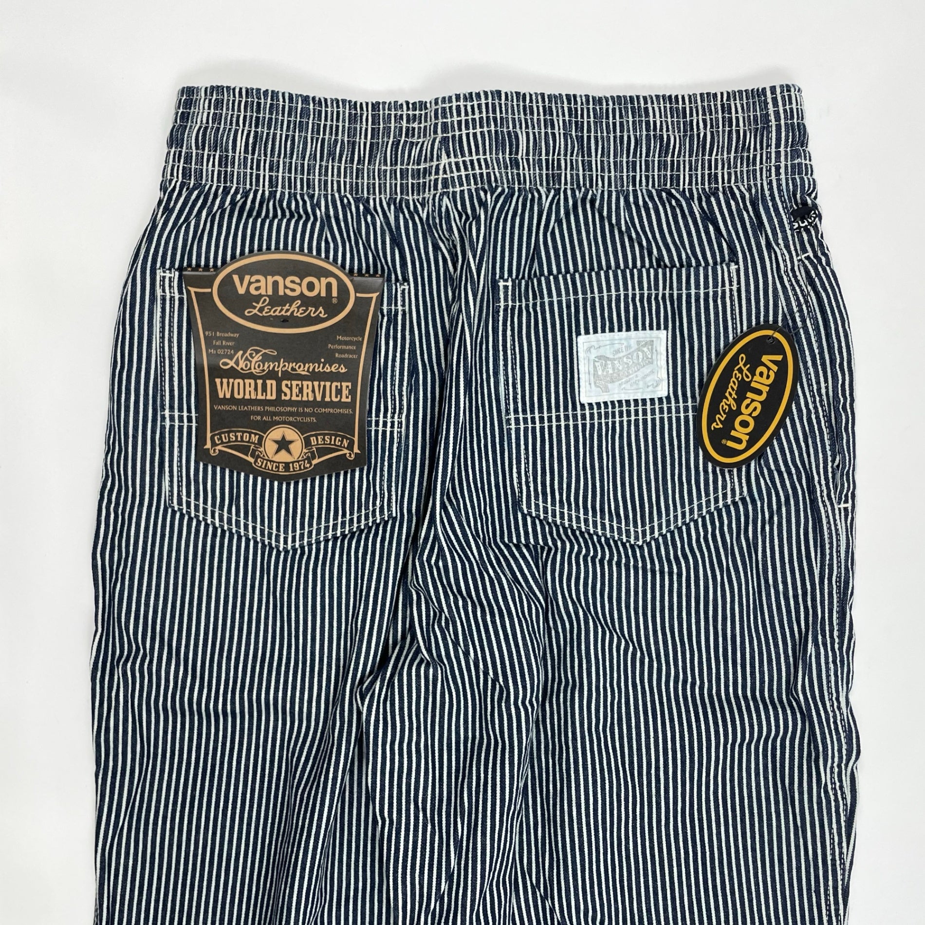 vanson / ヒッコリーイージーパンツ 未使用品 SIZE:L