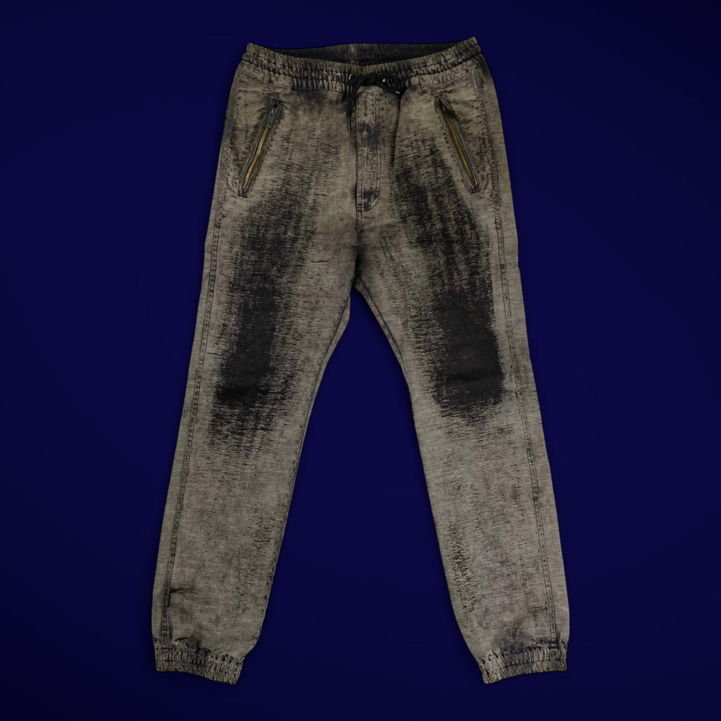 DIESEL ディーゼル / ヴィンテージ加工 ジャガード ジョグジーンズ Y2K 襤褸 SIZE：28