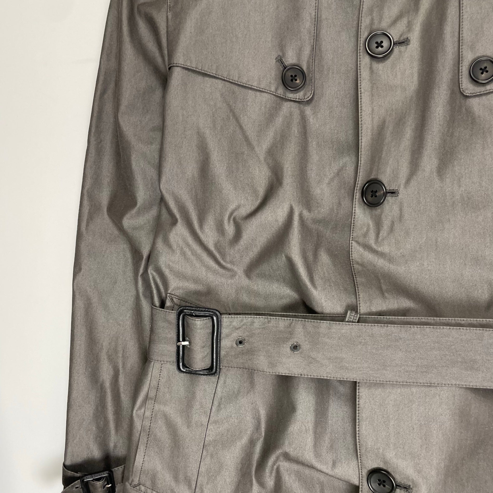 PS Paul smith ピーエス ポールスミス / ライナー付ステンカラーコート グレー 参考定価：50,000程度 SIZE:XL