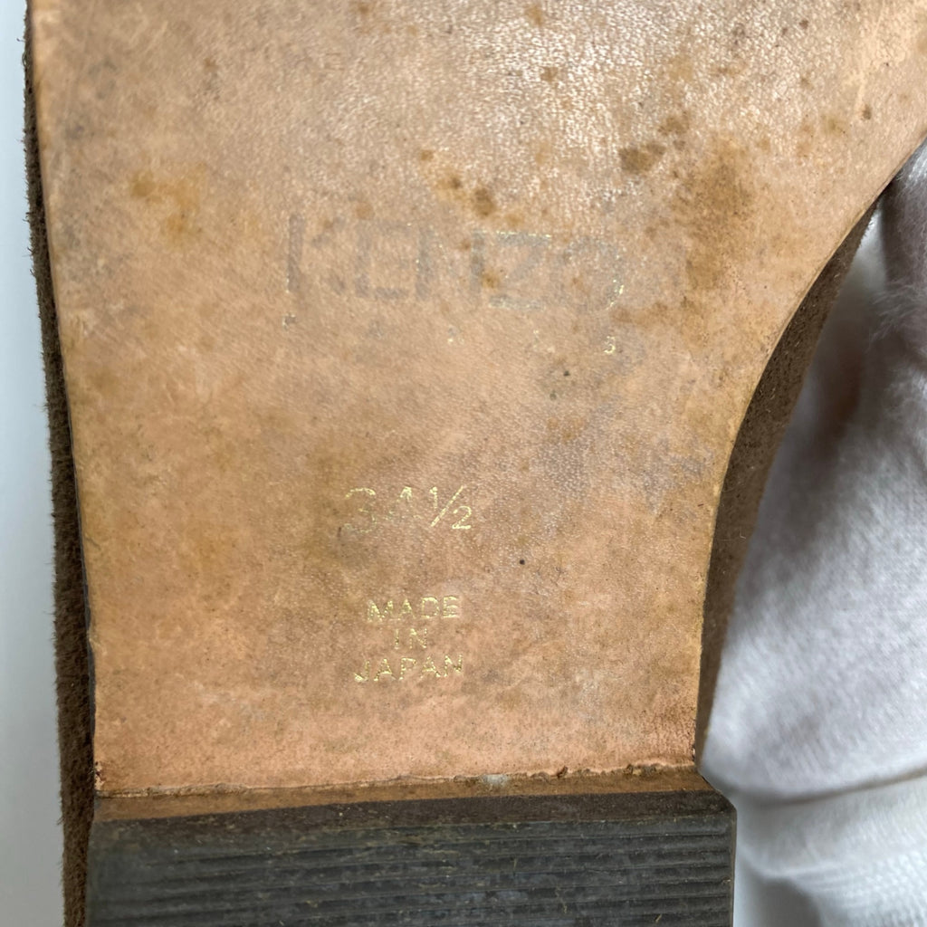 8-90s VINTAGE KENZO ヴィンテージ ケンゾー / スウェードレースアップシューズ SIZE:34 1/2(約22cm程度)