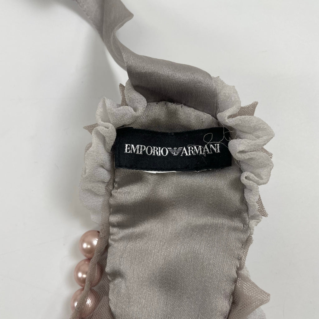 EMPORIO ARMANI / 付け襟風チョーカー 参考定価：70,000程度
