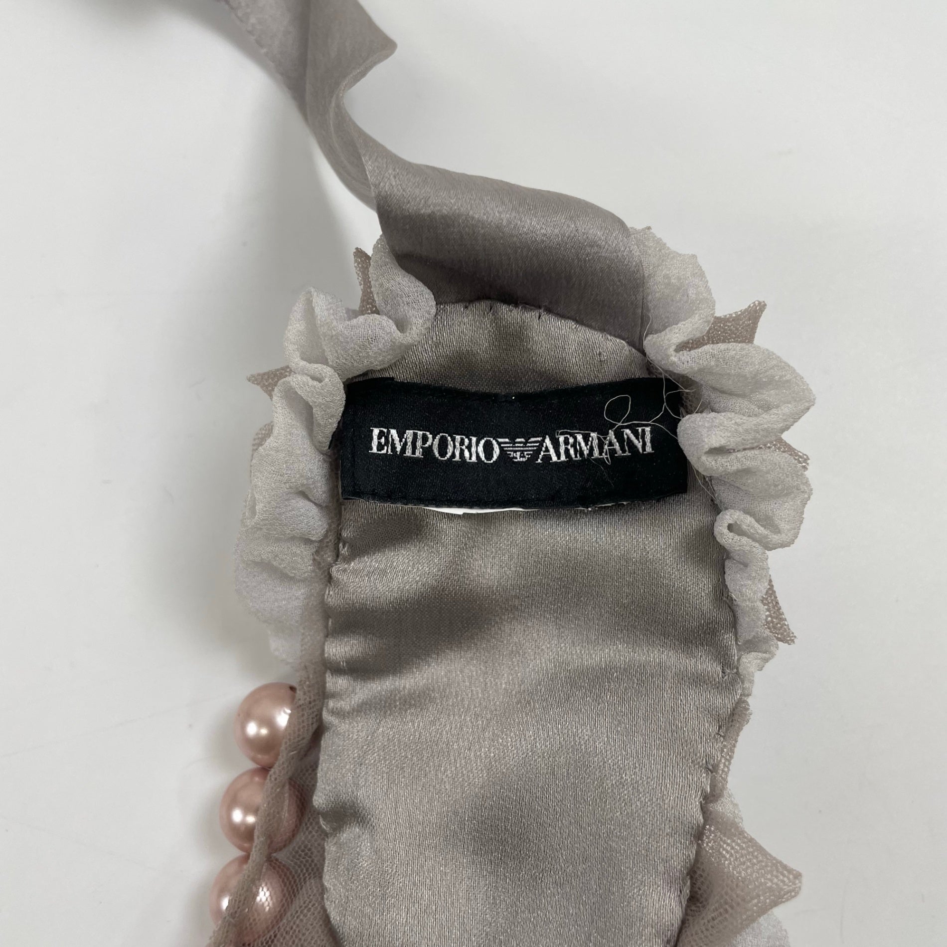 EMPORIO ARMANI / 付け襟風チョーカー 参考定価：70,000程度