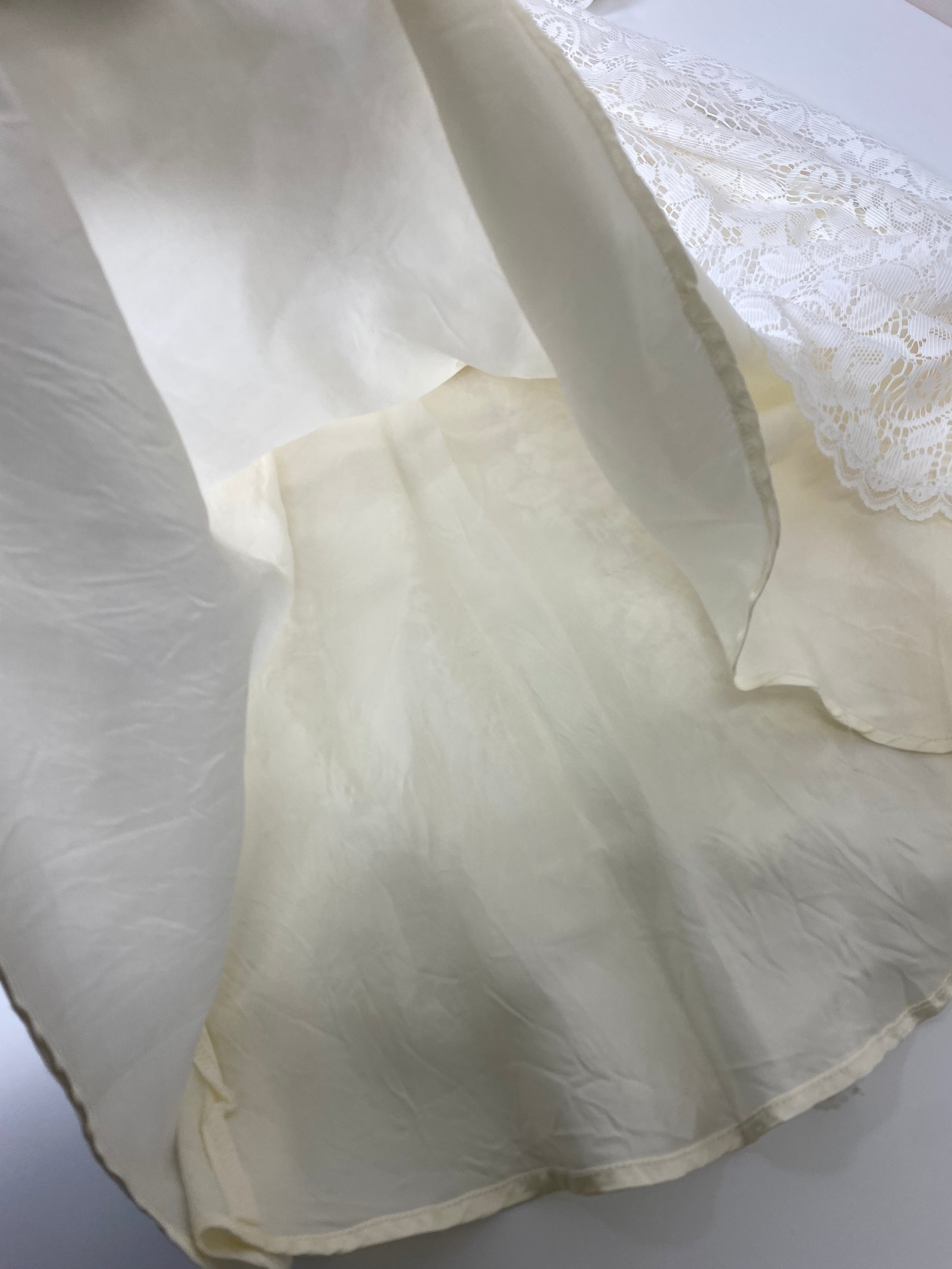 GUNNE SAX ガニーサックス オールレースホワイトドレス ワンピース 80s