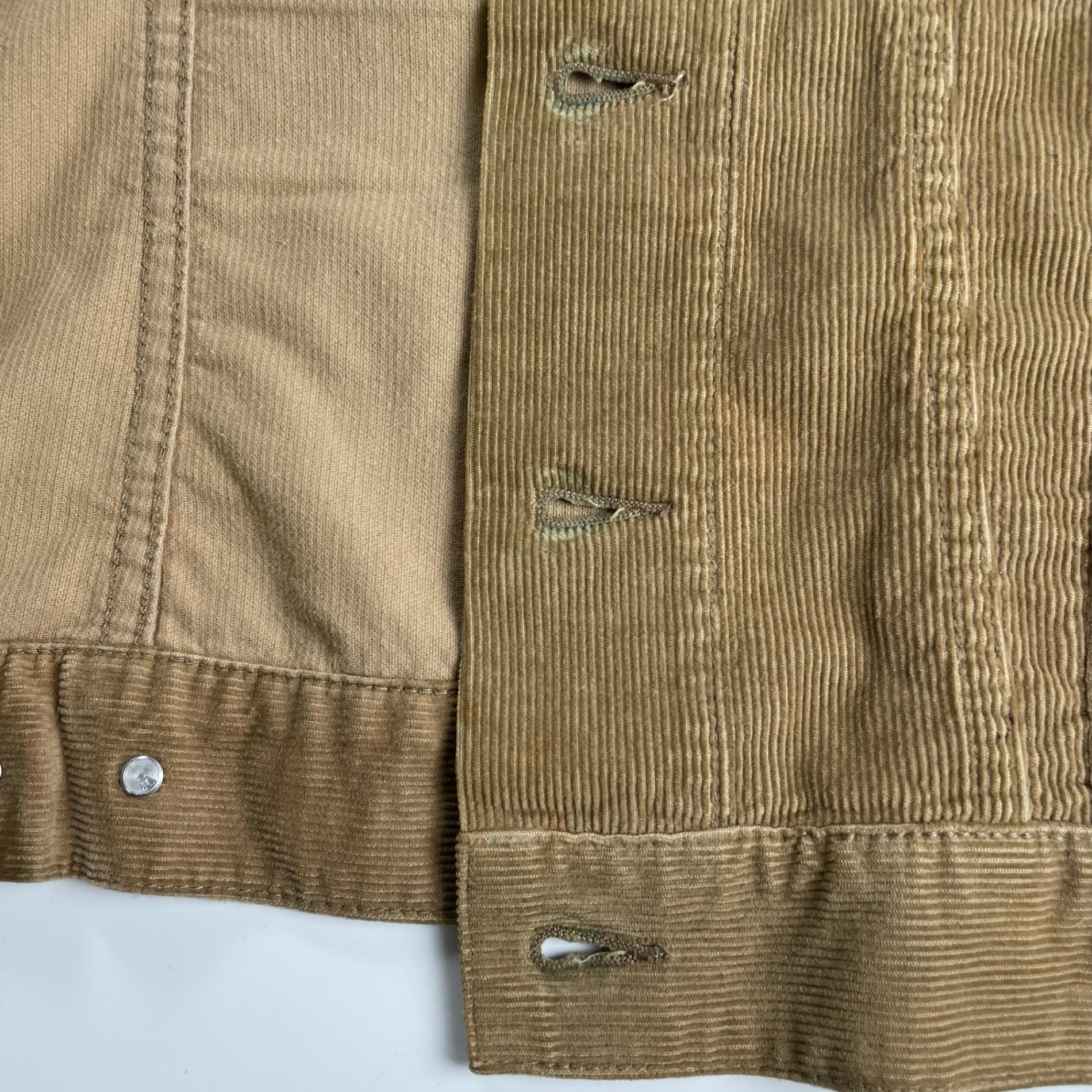 フェード 墨黒 コーデュロイ oldgap トラッカージャケット 3rd 楽天