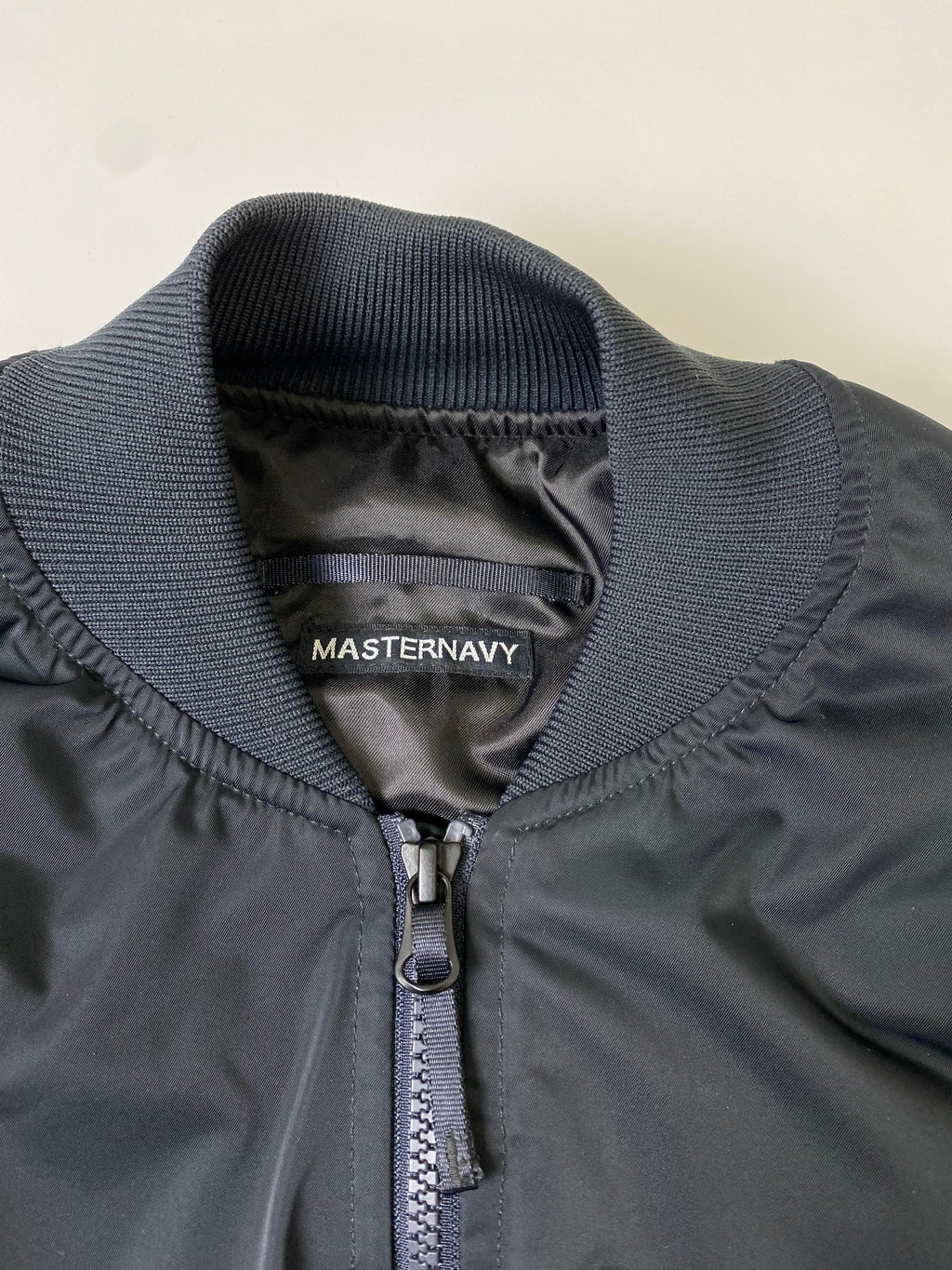 【極美品】RAMIDUS ラミダス FRAGMENT フラグメント MASTERNAVY マスターネイビー MA-1 BOMBER JACKET ジャケット ブルゾン サイズM