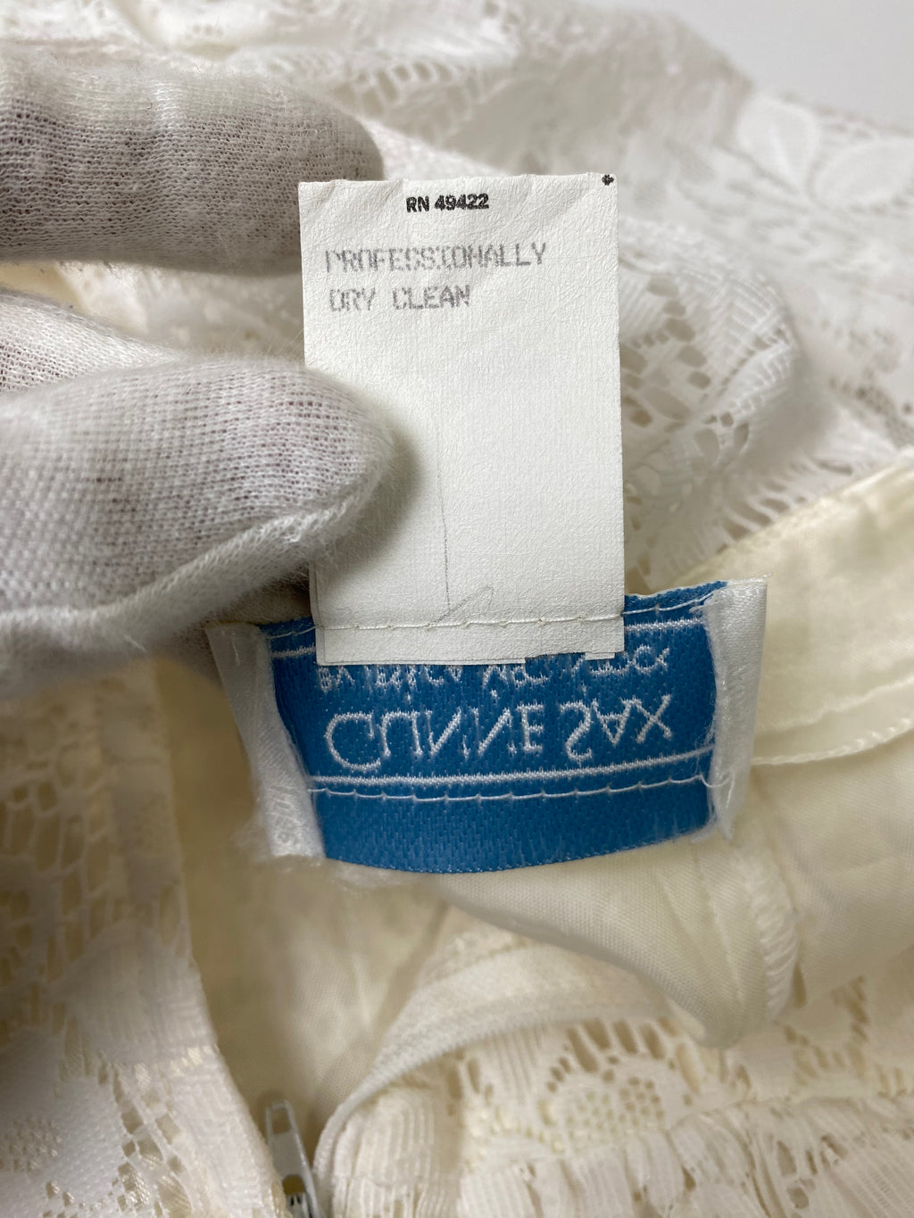 GUNNE SAX ガニーサックス オールレースホワイトドレス ワンピース 80s