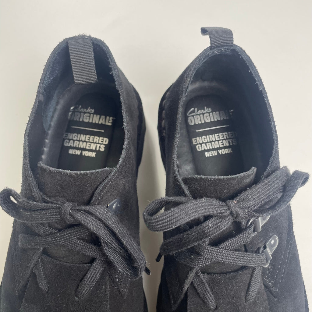 ENGINEERED GARMENTS × Clarks エンジニアドガーメンツ クラークス / DESERT KHAN EG スウェード 極美品 箱・替え紐付 参考定価：29,000+tax SIZE:26cm