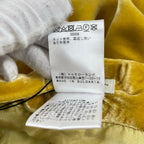 DRIES VAN NOTEN / シルクMIXベロアギャザースカート タグ付 参考定価：80,000程度 SIZE:34