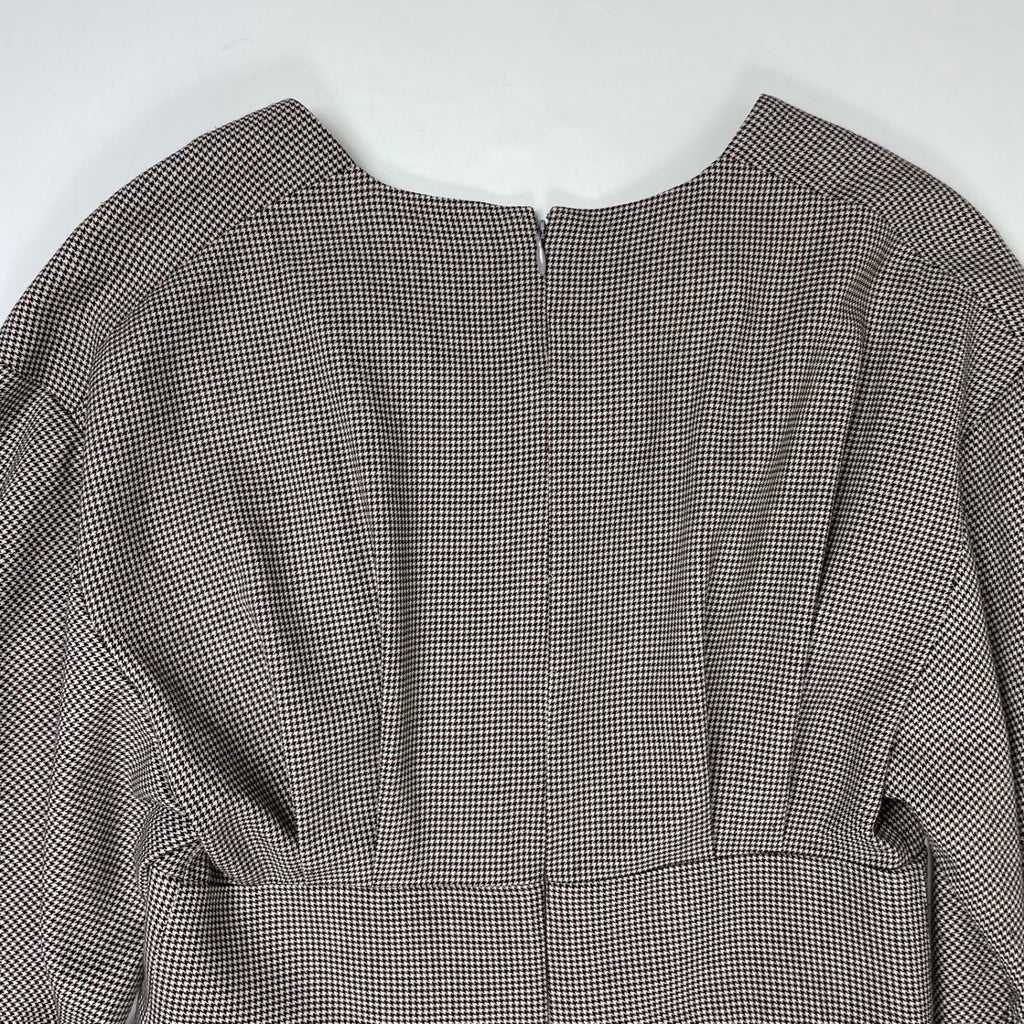 VERMEIL par IENA / P/Ryツイルウエストシェイプ パフスリーブワンピース 参考定価：25,000+tax