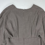 VERMEIL par IENA / P/Ryツイルウエストシェイプ パフスリーブワンピース 参考定価：25,000+tax