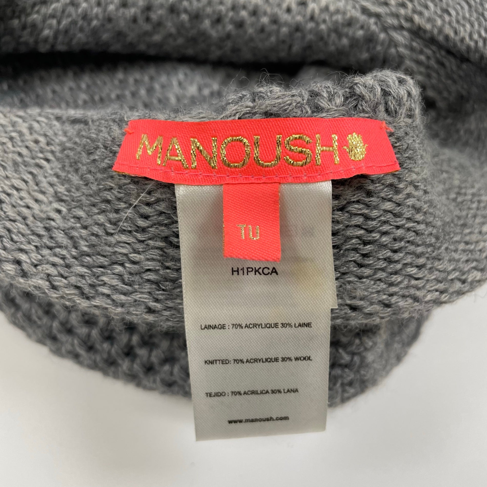 MANOUSH マヌーシュ / ビジューニットキャップ RonHerman 取扱い 参考定価：16,000程度