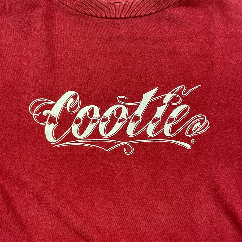 COOTIE / 筆記体ロゴTEE SIZE：L程度