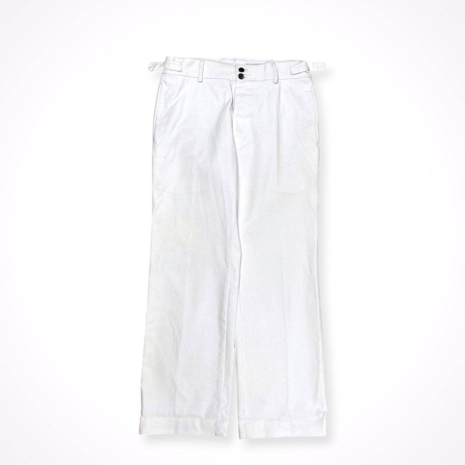 MARGARET HOWELL / 日本製サイドベルトスラックス 参考定価：38,000程度 SIZE:M