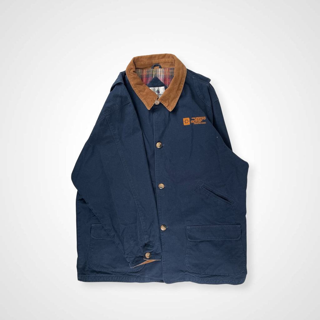 VINTAGE ヴィンテージ / ダック地カバーオール 企業ロゴ SIZE:XL
