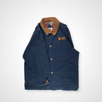 VINTAGE ヴィンテージ / ダック地カバーオール 企業ロゴ SIZE:XL