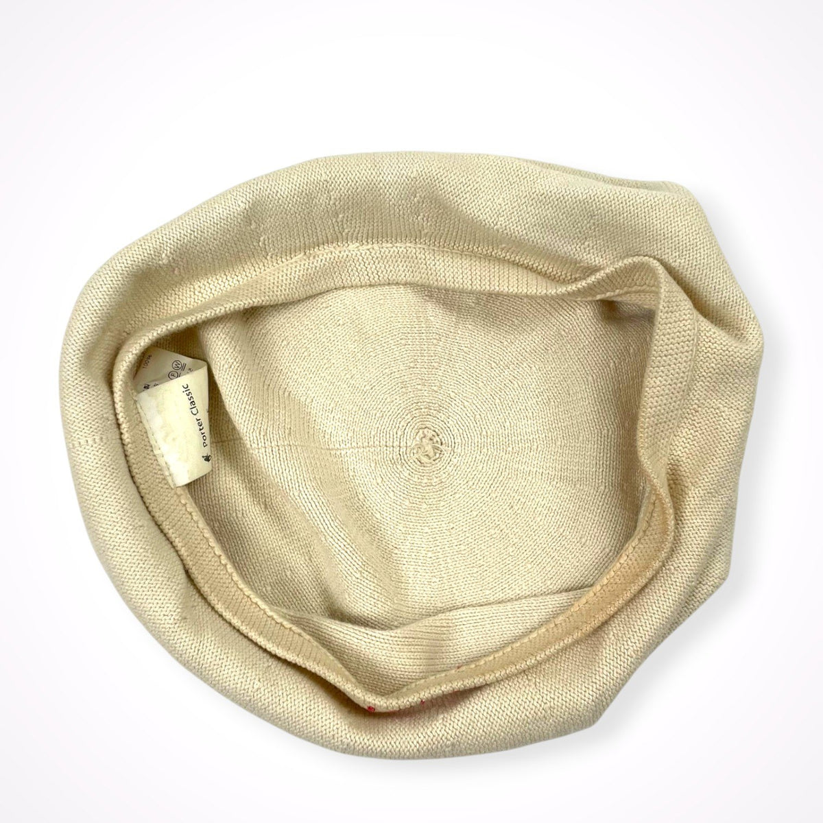 Porter Classic / コットンニットベレー帽 HAND WORK KNIT BERET
