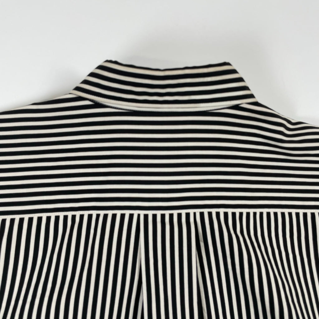 beautiful people / stripe river chin warmer shirt 参考定価：43,000+tax SIZE:40