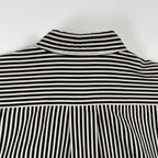 beautiful people / stripe river chin warmer shirt 参考定価：43,000+tax SIZE:40