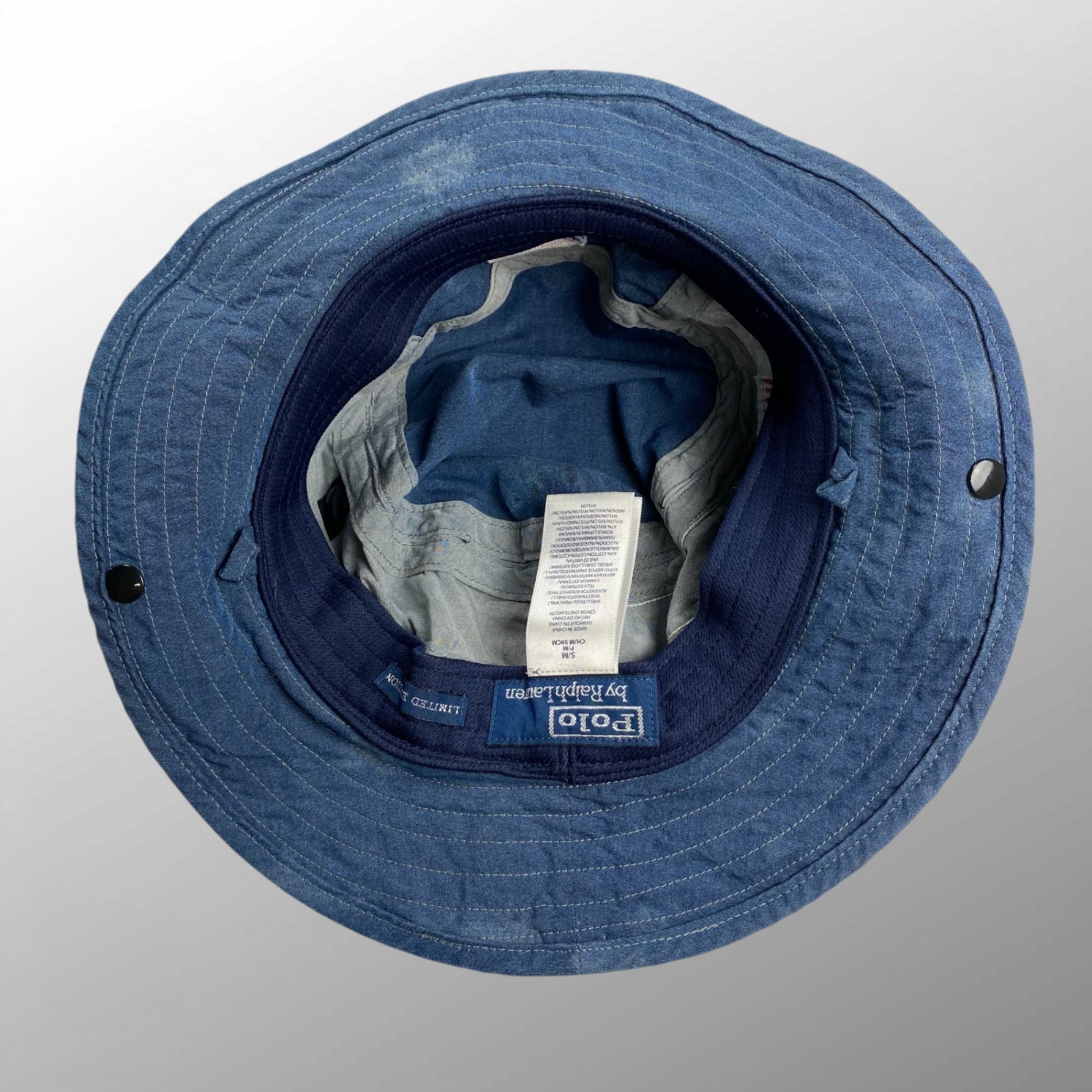 POLO by RALPH LAUREN ポロバイ ラルフローレン / 「LIMITED EDITION」 Indigo Stadium アウトドアハット インディゴ SIZE：S/M