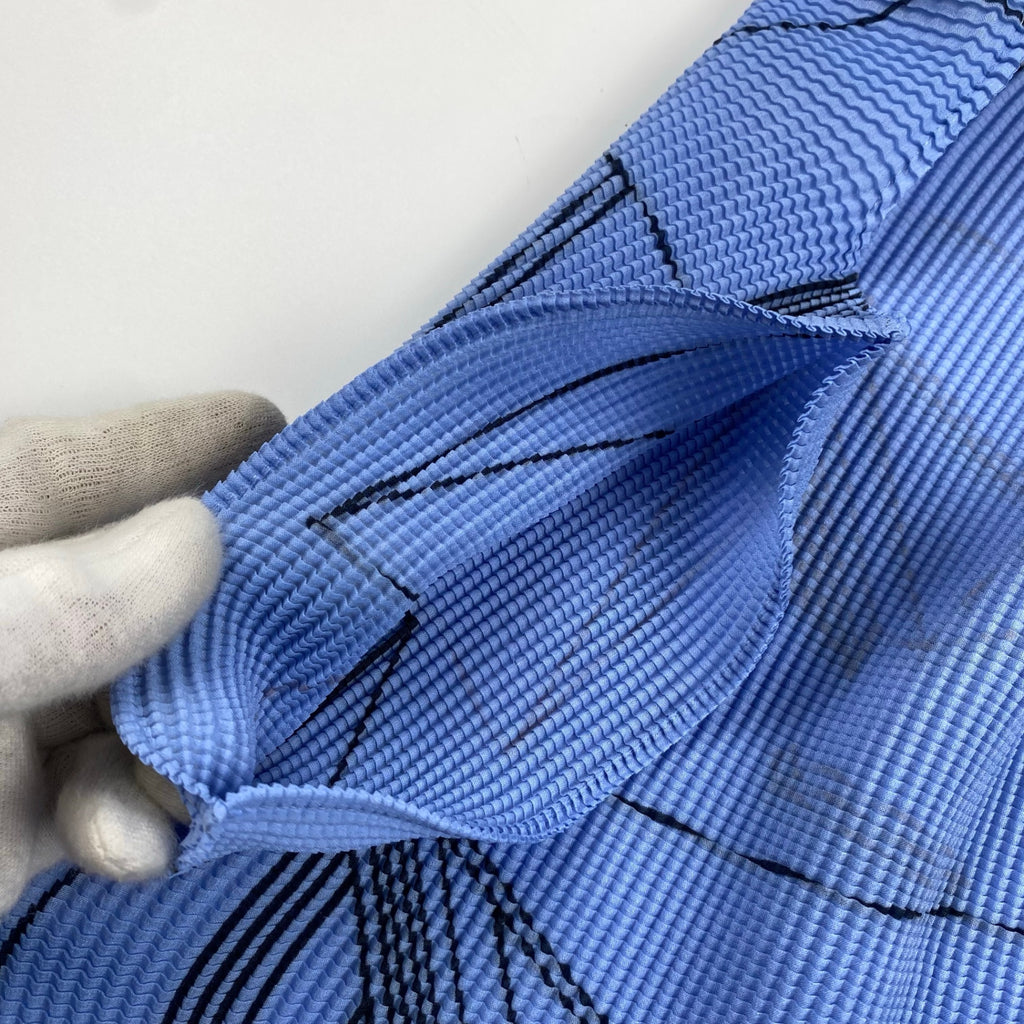 me ISSEY MIYAKE ミー イッセイミヤケ / 転写ボックスプリーツカットソー 20th ANNIVERSARY ARCHITECTS SIZE:FREE