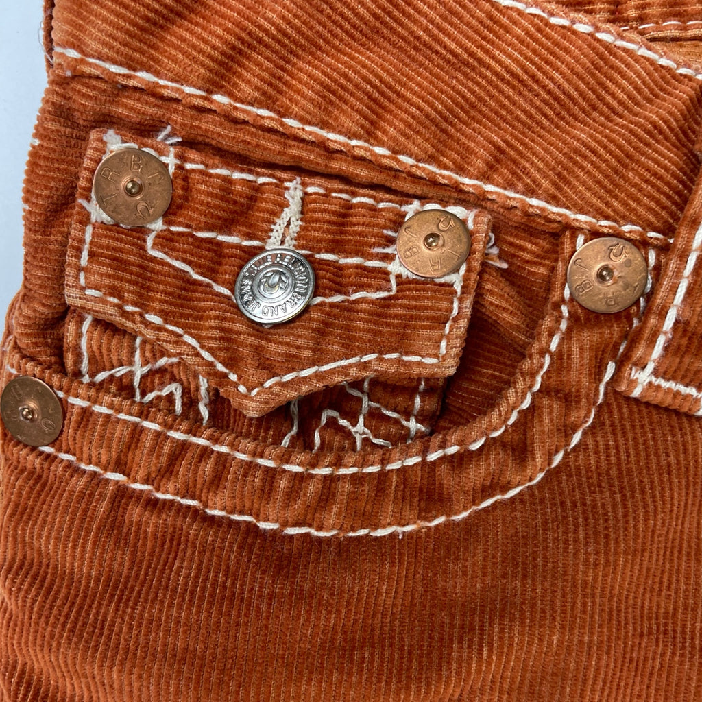 TRUE RELIGION トゥルーレリジョン / JOEY BIG T コーデュロイフレア ブラウン SIZE：W26