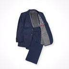 Ermenegildo Zegna エルメネジルドゼニア / TROFEO600 ウール×シルク セットアップスーツ 百貨店仕立て 本切羽 SIZE:L程度