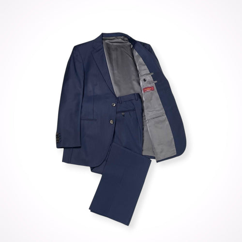 Ermenegildo Zegna エルメネジルドゼニア / TROFEO600 ウール×シルク セットアップスーツ 百貨店仕立て 本切羽 SIZE:L程度