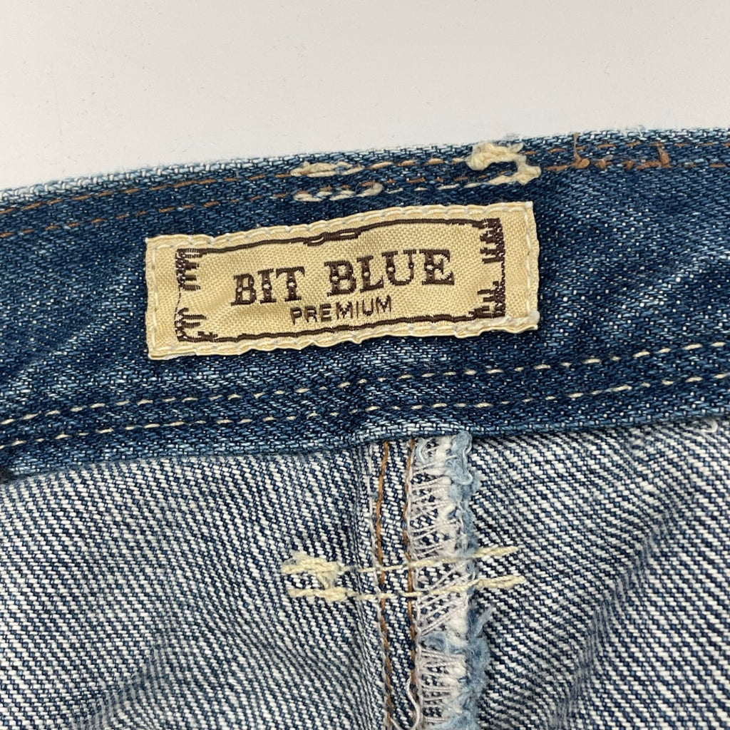 BIT BLUE ビットブルー / 立体裁断 デニムパンツ SIZE:1
