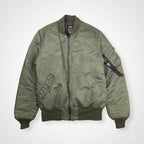 ALPHA × EMODA アルファ エモダ / MA-1 TIGHT ブルゾン 参考定価：25,800+tax SIZE:L