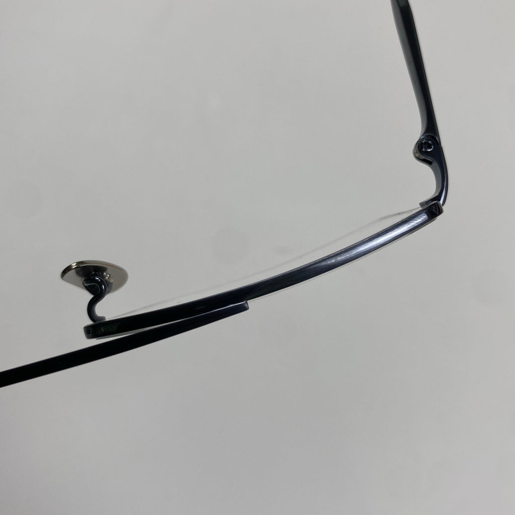 金子眼鏡 【METALシリーズ】 / ハイブリッジ ミニマル 伊達メガネ 度なしクリアレンズ入 参考定価：40,000+tax