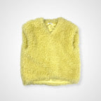 MIESROHE ミースロエ / シャギーベスト イエロー 参考定価：18,000+tax SIZE:FREE
