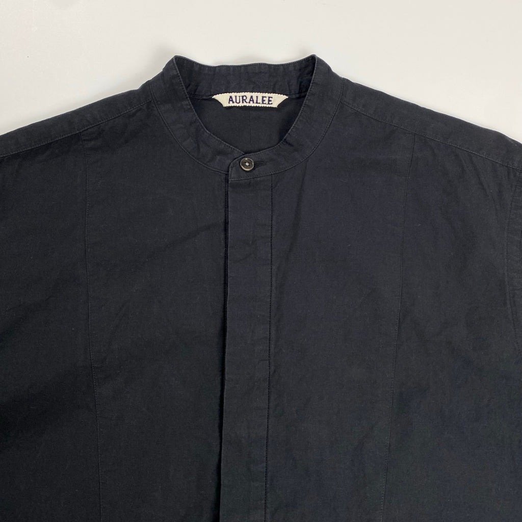 AURALEE オーラリー / WASHED FINX TWILL HALF SLEEVED P/O SHIRTS プルオーバーシャツ ユニセックス SIZE：0