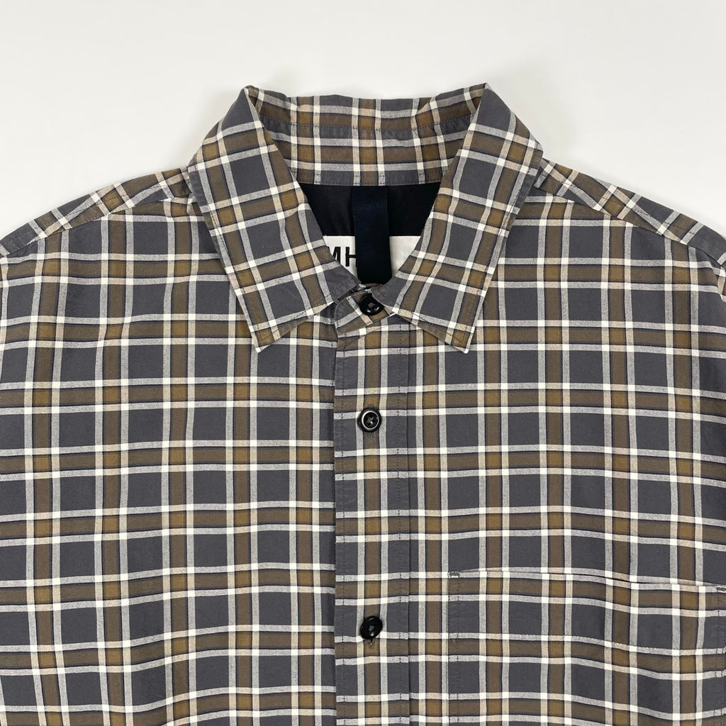 MHL. / ボックスシルエットチェックシャツ 24SS 参考定価：40,000程度 SIZE:M