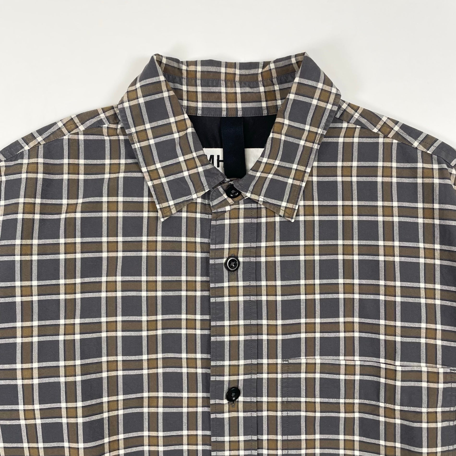 MHL. / ボックスシルエットチェックシャツ 24SS 参考定価：40,000程度 SIZE:M