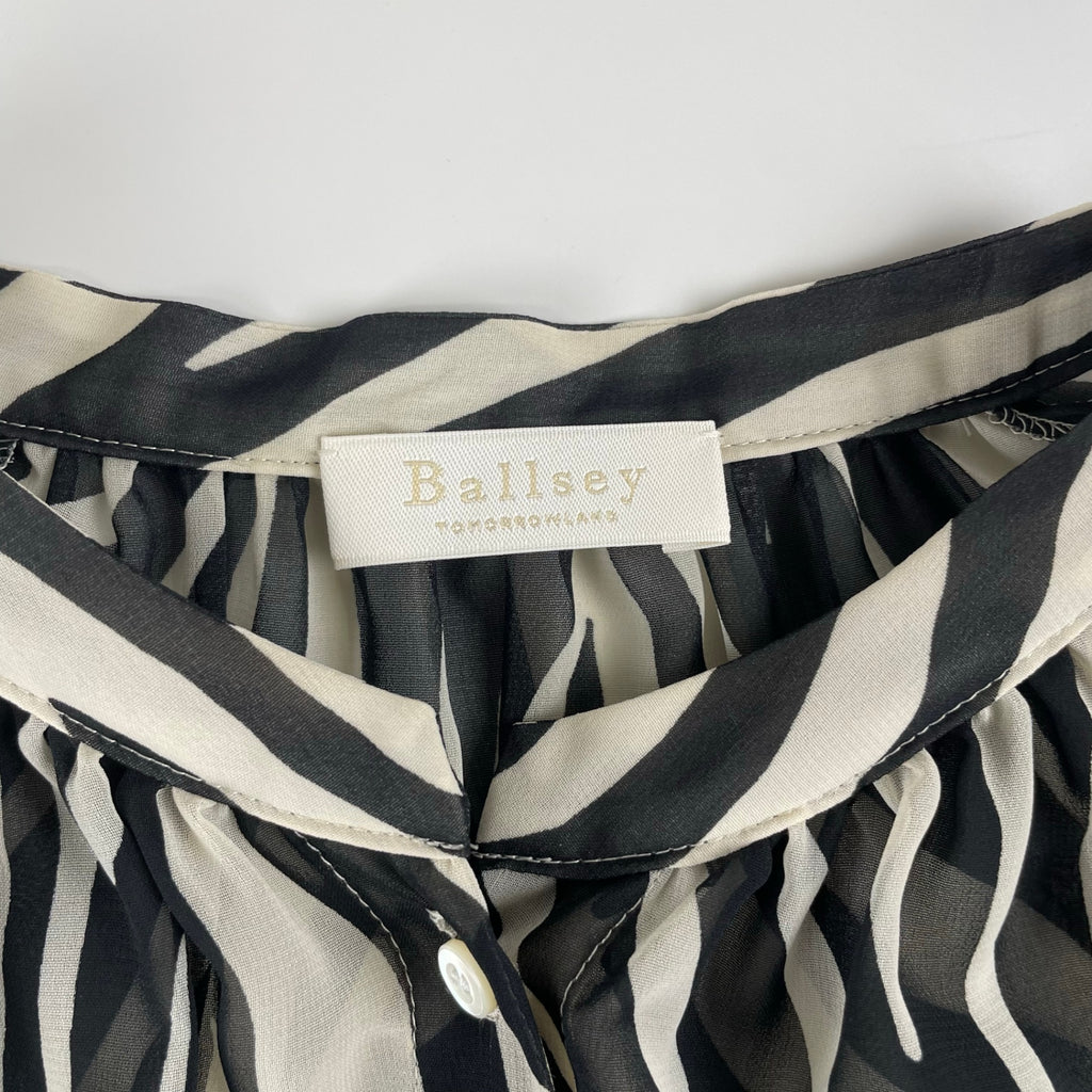 Ballsey ボールジー / ゼブラプリントパフスリーブブラウス 参考定価：18,000+tax SIZE:36