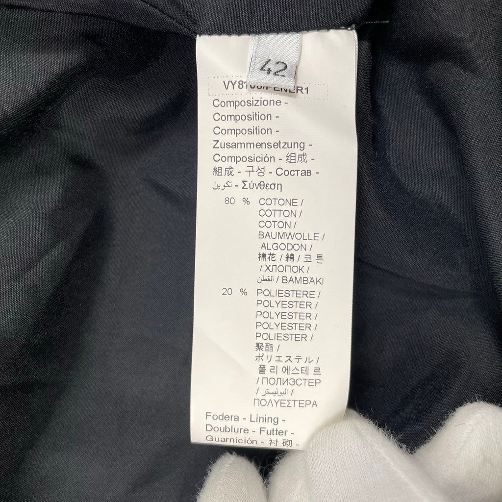 VIRGINIA BIZZI ヴァージニア ビッツィ / フリンジチェックライトコート H.P. FRANCE取り扱い 参考定価：60,000程度