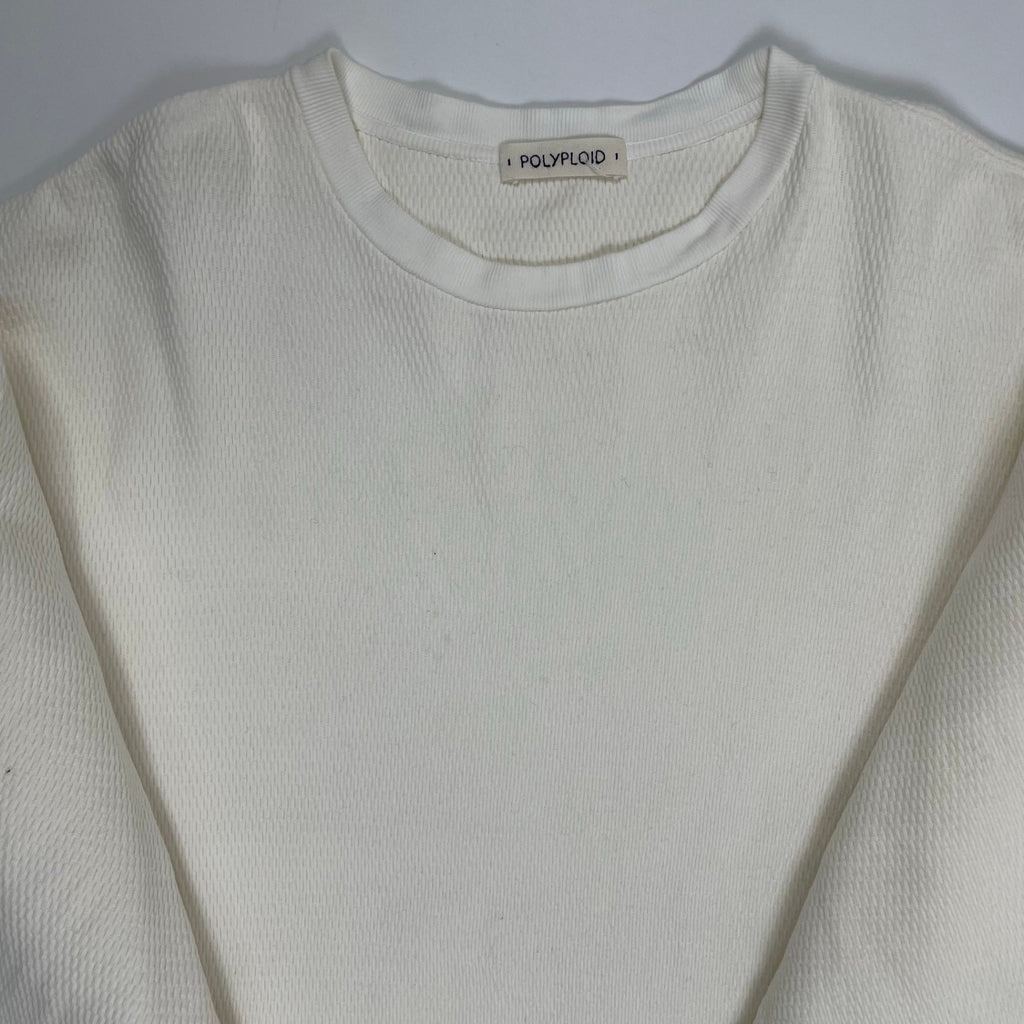 POLYPLOID ポリプロイド / OVERSIZE LONGSLEEVE B ホワイト 参考定価：26,000+tax SIZE:3