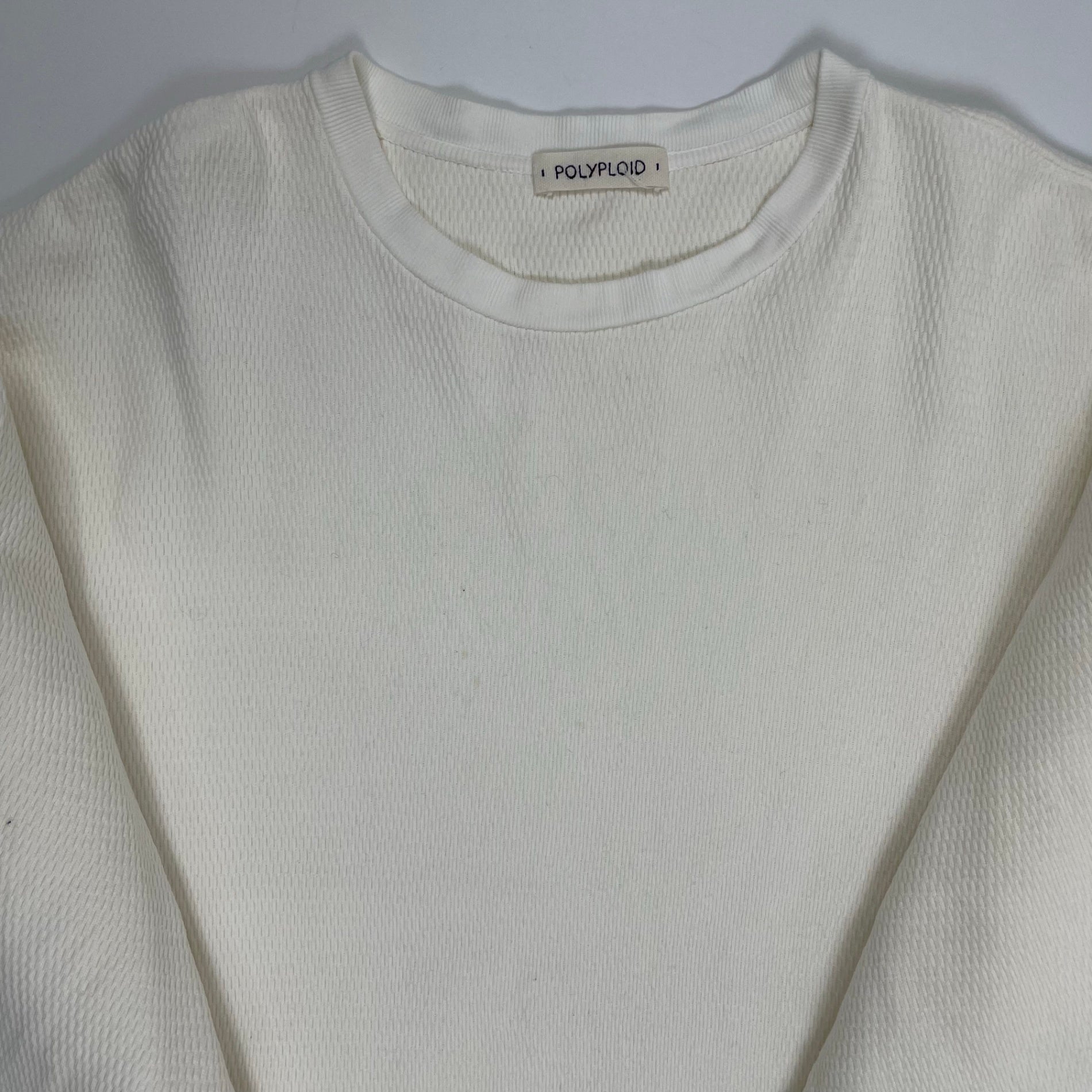 POLYPLOID ポリプロイド / OVERSIZE LONGSLEEVE B ホワイト 参考定価：26,000+tax SIZE:3