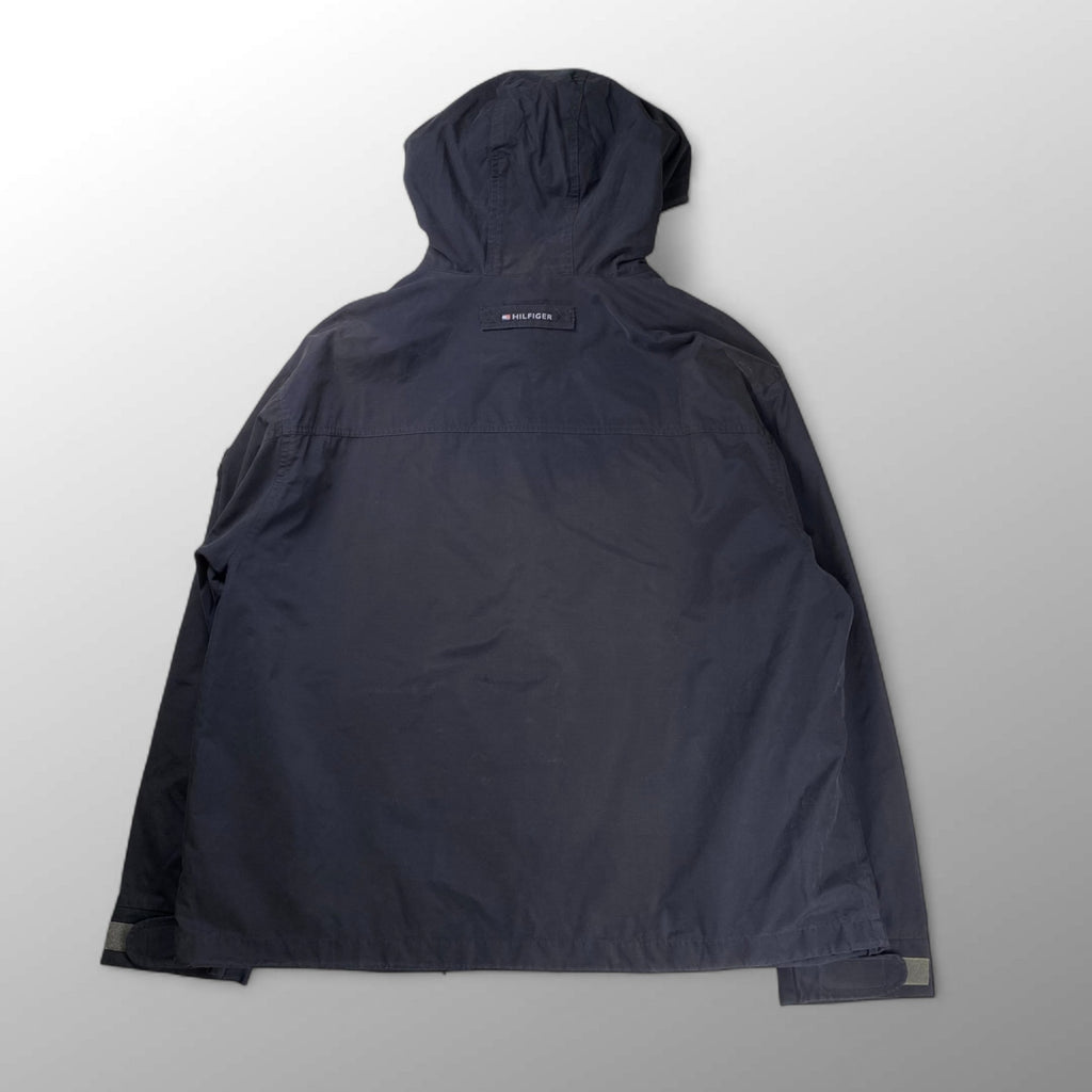 【LIMITTED ISSUE】 VINTAGE 90-00s TOMMY HILFIGER トミーヒルフィガー / COTTON NYLON TECH JACKET タクティカル ミリタリー フライトジャケット SIZE:L