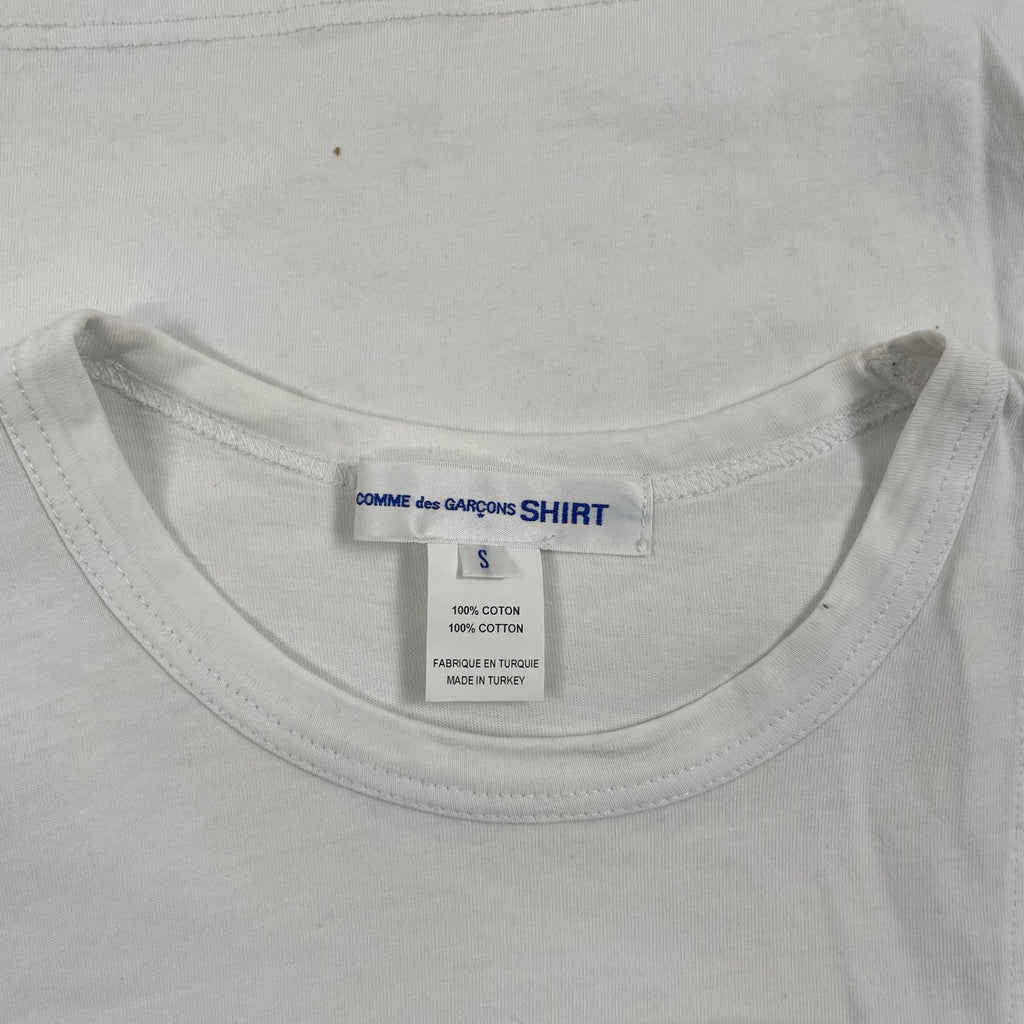 COMME des GARCONS SHIRT コムデギャルソンシャツ / メニーポケットTEE ホワイト 参考定価：20,000程度 SIZE：S
