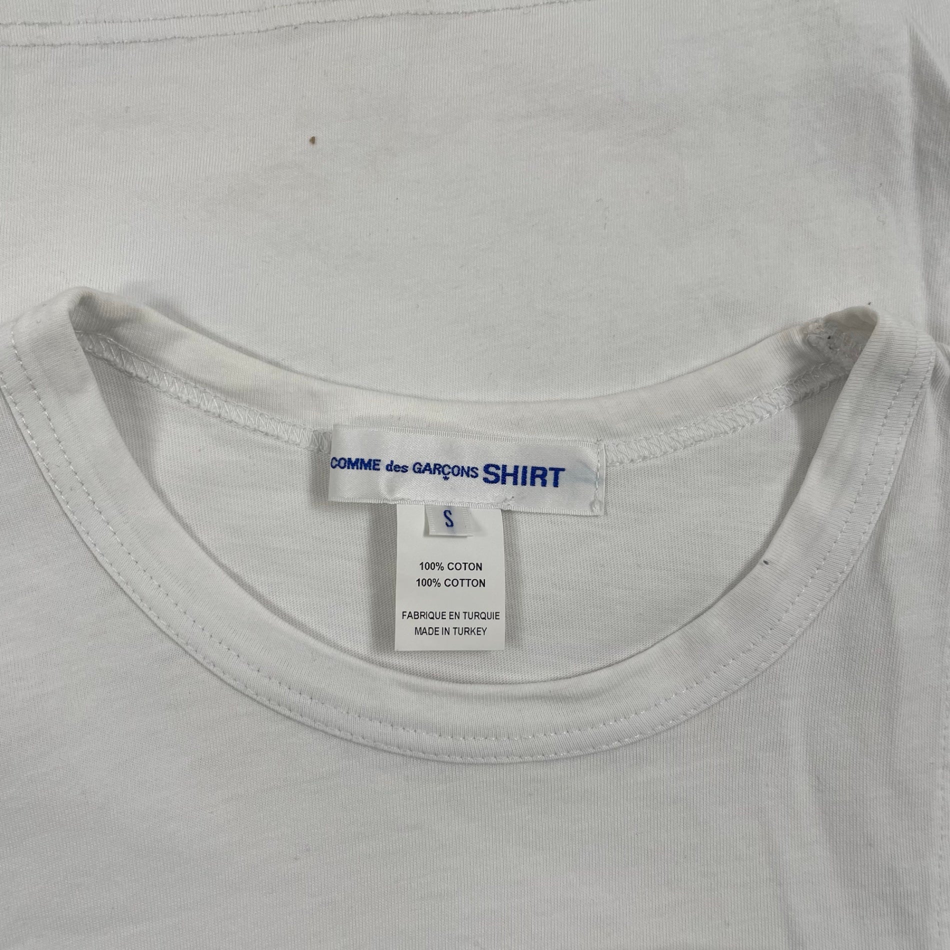COMME des GARCONS SHIRT コムデギャルソンシャツ / メニーポケットTEE ホワイト 参考定価：20,000程度 SIZE：S