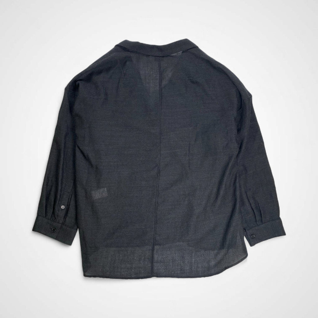 ancellm アンセルム / WOOL KERSEY TAILORED SHIRT ウールカルゼ テーラード シャツ 25AW SIZE：2