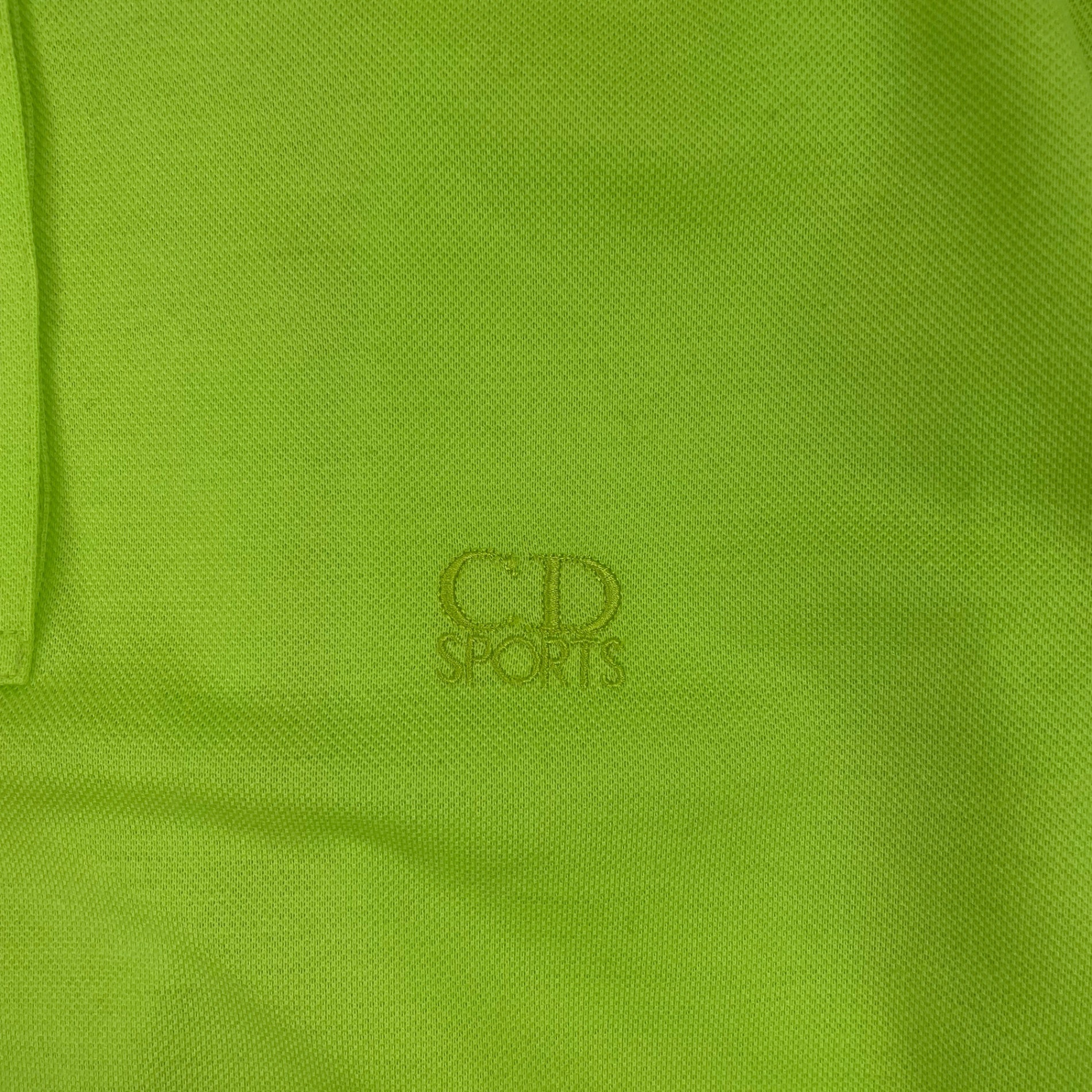 Christian Dior SPORTS クリスチャンディオール スポーツ / ヴィンテージバイカラーポロシャツ グリーン SIZE:L