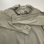 MARGALET HOWELL マーガレット ハウエル / WASED COTTON POPLIN ポプリンシャツ 24年 美品 参考定価：36,000+tax SIZE:1